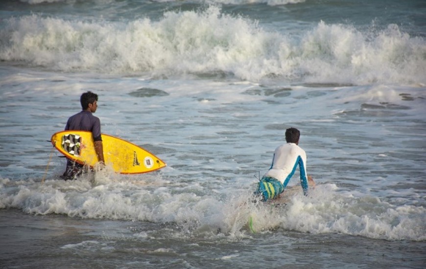گزارش تصویری/ مسابقات موج سواری جام مکران در چابهار