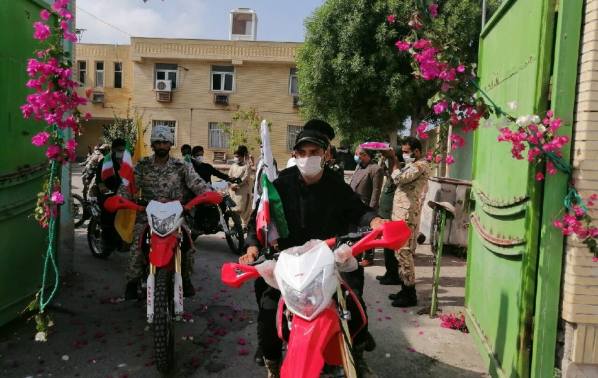 رژه موتوری به مناسبت سوم خرداد در چابهار +تصاویر