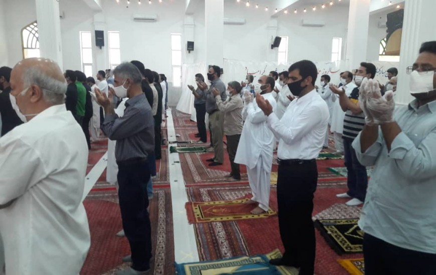 گزارش تصویری/ اقامه نماز عید سعید فطر در شهرستان چابهار