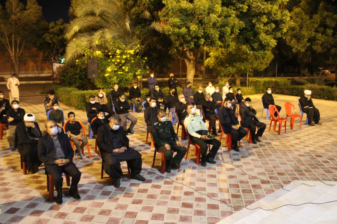 بازدید مسئولین چابهار از نحوه برگزاری مراسمات هیئت های مذهبی با رعایت پروتکل های بهداشتی