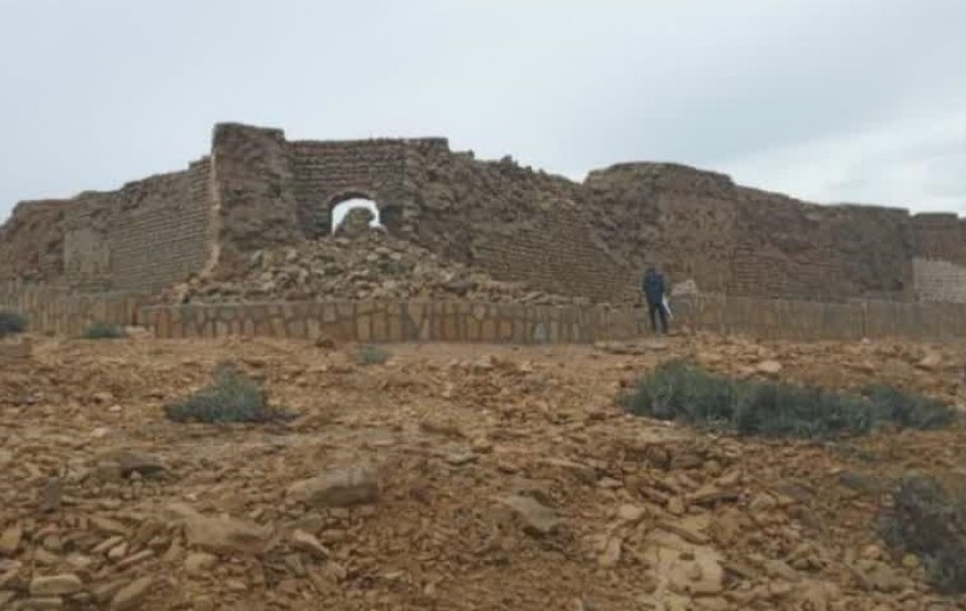 باران به آثار باستانی روستای تاریخی تیس خسارت جدی زد